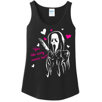 Funny Ghost Face You Like Scary Movies Too Ladies Essential Tank