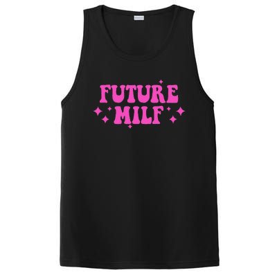 Funny Gift For Girl Women Future Milf Milfs Pink Design PosiCharge Competitor Tank