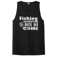 Funny Gift Fishing Adventure Here We Come PosiCharge Competitor Tank