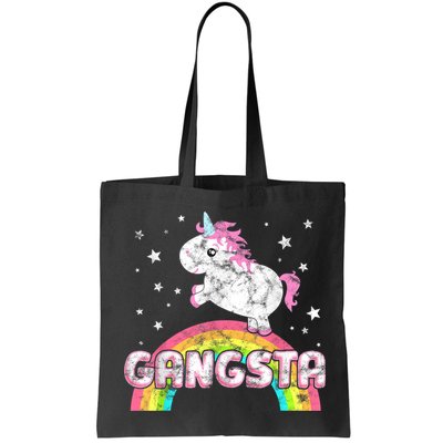 Funny Gift For Ironic Cool Unicorn Gangsta Rap Music Festival Bag