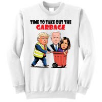 Funny Garbage For Trump 2024 Time To Take Out The Garbage Sweatshirt