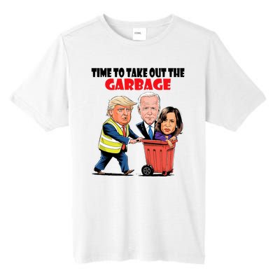 Funny Garbage For Trump 2024 Time To Take Out The Garbage Tall Fusion ChromaSoft Performance T-Shirt