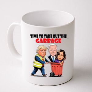 Funny Garbage For Trump 2024 Time To Take Out The Garbage Coffee Mug