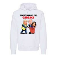 Funny Garbage For Trump 2024 Time To Take Out The Garbage Premium Hoodie