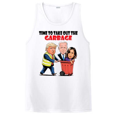 Funny Garbage For Trump 2024 Time To Take Out The Garbage PosiCharge Competitor Tank