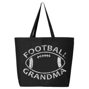 Football Grandma Fun Supportive American Football Grandma 25L Jumbo Tote