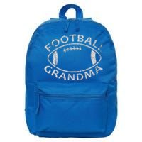 Football Grandma Fun Supportive American Football Grandma 16 in Basic Backpack