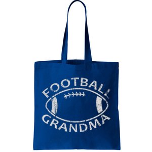 Football Grandma Fun Supportive American Football Grandma Tote Bag