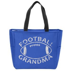 Football Grandma Fun Supportive American Football Grandma Zip Tote Bag