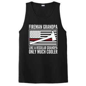 Fire Grandpa Funny Gift For Grandpa Firefighter Great Gift PosiCharge Competitor Tank