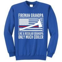 Fire Grandpa Funny Gift For Grandpa Firefighter Great Gift Sweatshirt