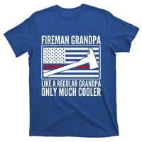 Fire Grandpa Funny Gift For Grandpa Firefighter Great Gift T-Shirt