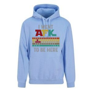 Funny Gift For A Pc Gamer I Went Afk To Be Here Gift Unisex Surf Hoodie