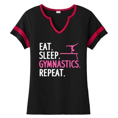 Funny Gymnastics For Women Girl Gymnast Handstand Tumbling Ladies Halftime Notch Neck Tee