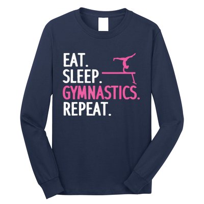 Funny Gymnastics For Women Girl Gymnast Handstand Tumbling Long Sleeve Shirt