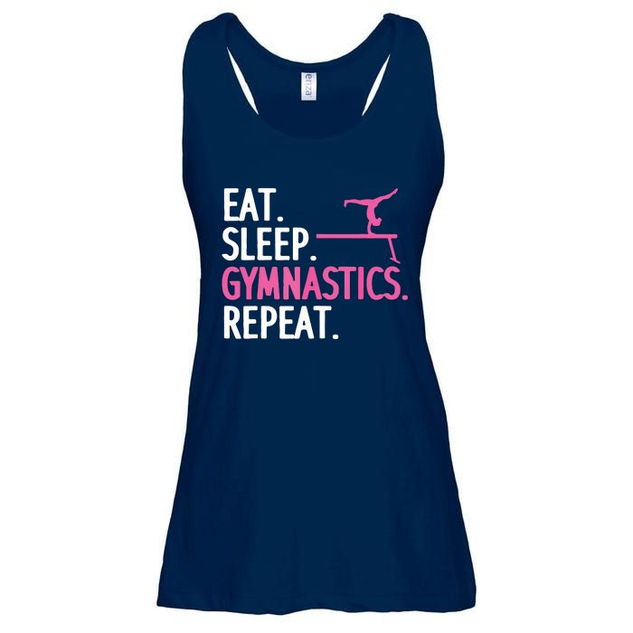 Funny Gymnastics For Women Girl Gymnast Handstand Tumbling Ladies Essential Flowy Tank