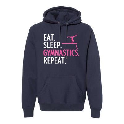 Funny Gymnastics For Women Girl Gymnast Handstand Tumbling Premium Hoodie