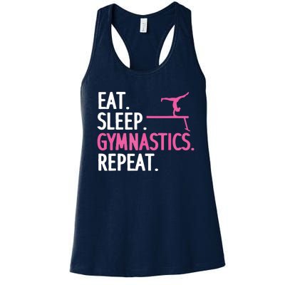 Funny Gymnastics For Women Girl Gymnast Handstand Tumbling Women's Racerback Tank