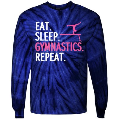 Funny Gymnastics For Women Girl Gymnast Handstand Tumbling Tie-Dye Long Sleeve Shirt