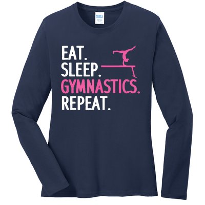 Funny Gymnastics For Women Girl Gymnast Handstand Tumbling Ladies Long Sleeve Shirt