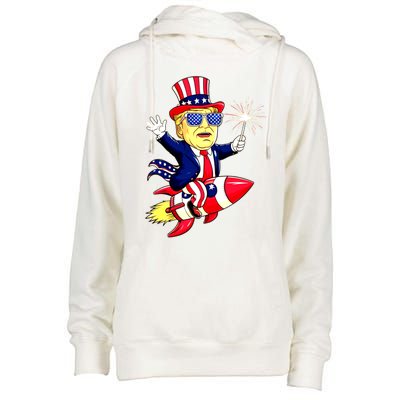 Flag Gift Womens Funnel Neck Pullover Hood