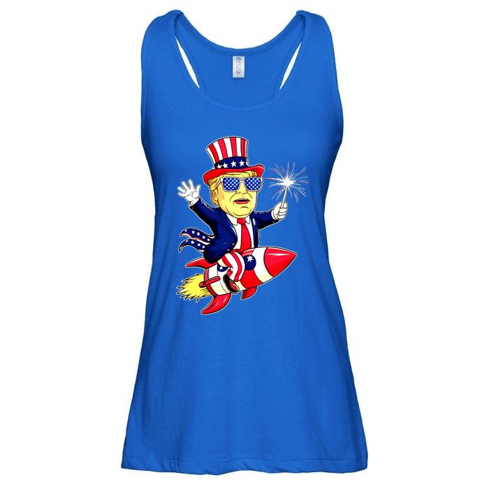 Flag Gift Ladies Essential Flowy Tank