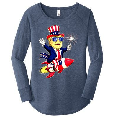 Flag Gift Women's Perfect Tri Tunic Long Sleeve Shirt