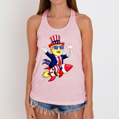 Flag Gift Women's Knotted Racerback Tank