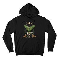 Fairy Grunge Fairycore Aesthetic Goth Luna Moth Mushroom Hoodie