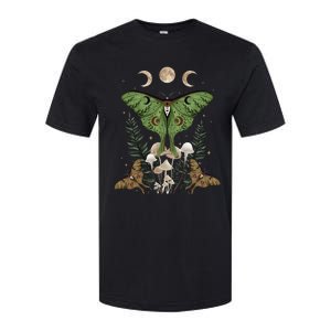 Fairy Grunge Fairycore Aesthetic Goth Luna Moth Mushroom Softstyle CVC T-Shirt