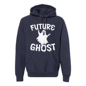 Future Ghost Funny Halloween Boo Spooky Trick Or Treat Gift Premium Hoodie