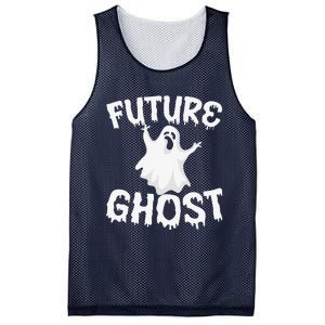 Future Ghost Funny Halloween Boo Spooky Trick Or Treat Gift Mesh Reversible Basketball Jersey Tank