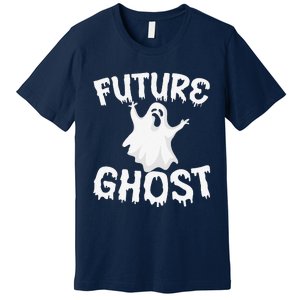 Future Ghost Funny Halloween Boo Spooky Trick Or Treat Gift Premium T-Shirt