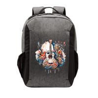 Floral Guitar Vector Backpack