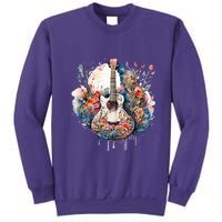 Floral Guitar Sweatshirt