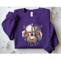 Floral Guitar Sweatshirt