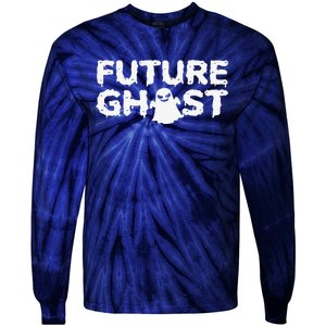 Future Ghost Funny Halloween Boo Spooky Trick Or Treat Tie-Dye Long Sleeve Shirt