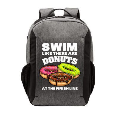 Funny Gift For Swimming Donut Design Men Women Swimmer Sports Athlete Vector Backpack