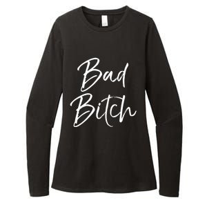 Funny Gift For Bad Ass Boss Quote Cute Bad Bitch Gift Womens CVC Long Sleeve Shirt