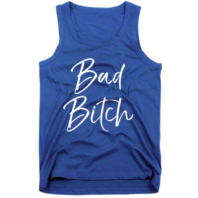 Funny Gift For Bad Ass Boss Quote Cute Bad Bitch Gift Tank Top