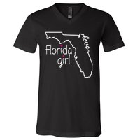 Florida Girl V-Neck T-Shirt