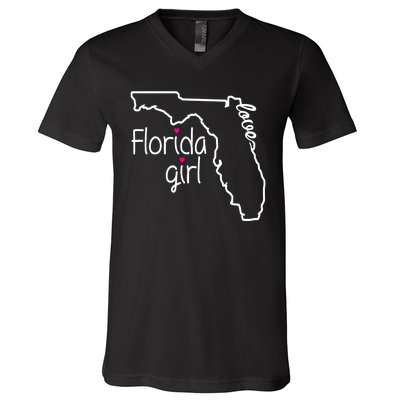 Florida Girl V-Neck T-Shirt