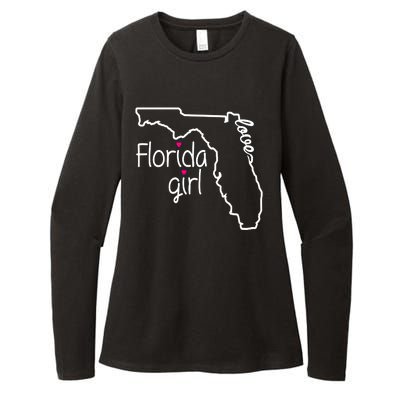 Florida Girl Womens CVC Long Sleeve Shirt