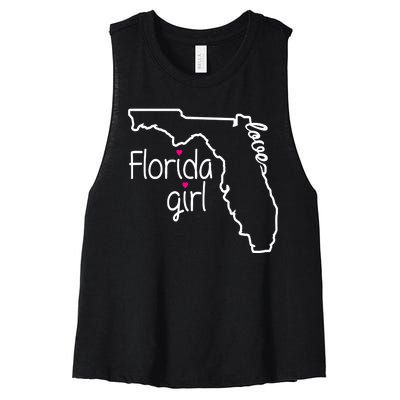 Florida Girl Women's Racerback Cropped Tank