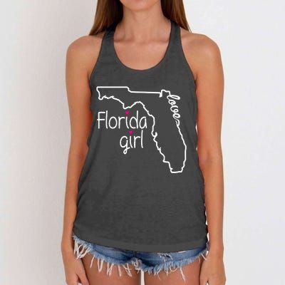 Florida Girl Women's Knotted Racerback Tank