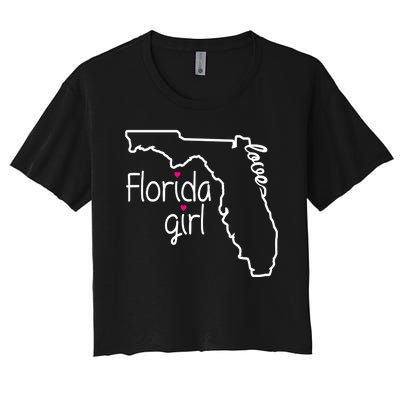 Florida Girl Women's Crop Top Tee