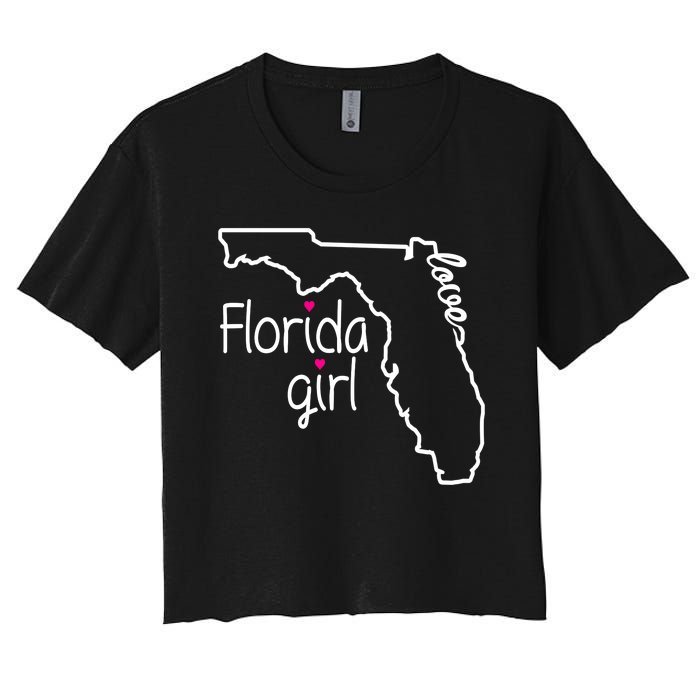 Florida Girl Women's Crop Top Tee