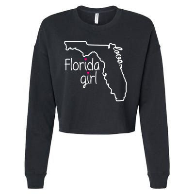 Florida Girl Cropped Pullover Crew