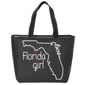 Florida Girl Zip Tote Bag