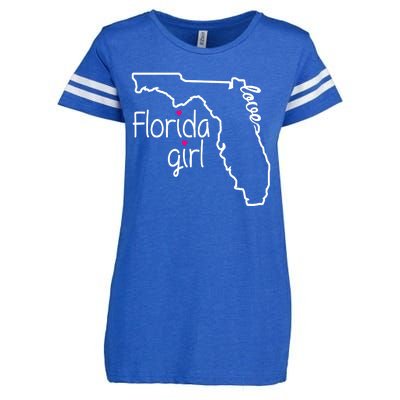 Florida Girl Enza Ladies Jersey Football T-Shirt